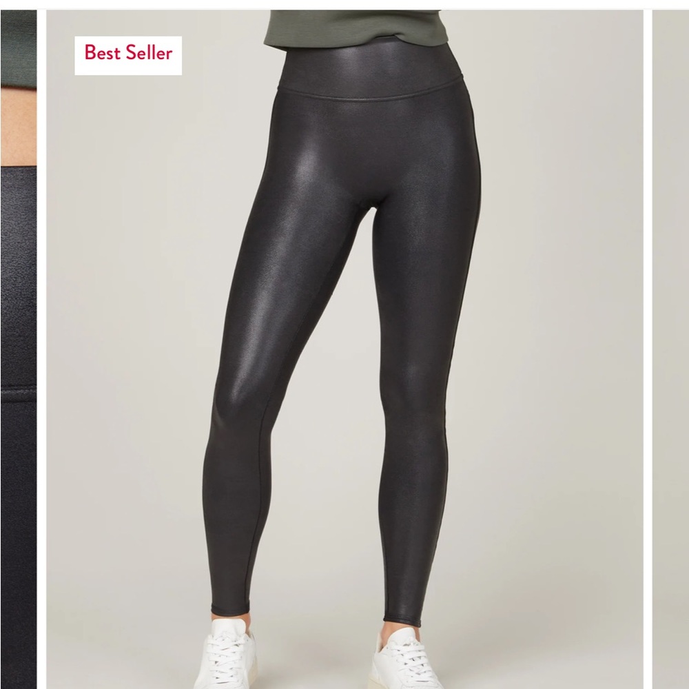 Women’s Spanx Faux Leather Leggings Size XS